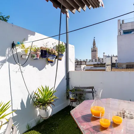Apartamento Ch7 Plaza San Francisco Con Terraza Compartida Sevilha